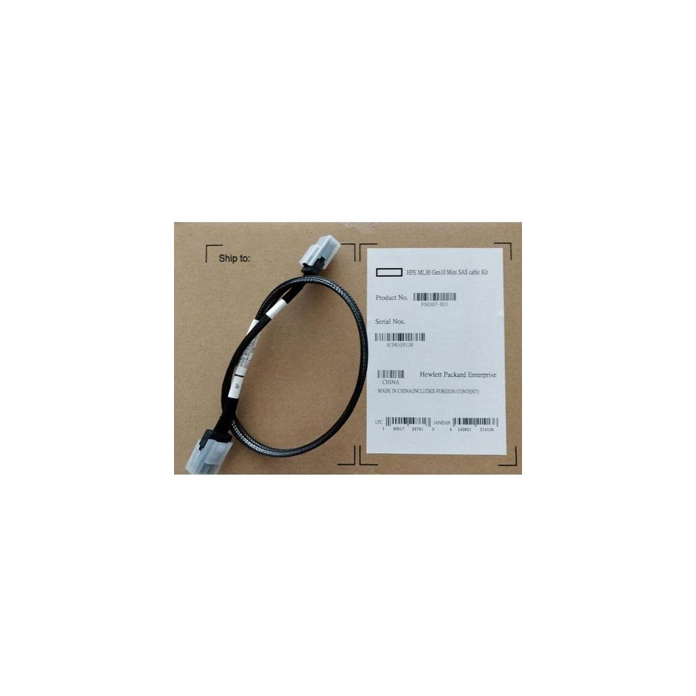 ML30 Gen10 Mini SAS Cable Kit - P06307-B21 ML30 Gen10 Mini SAS Cable Kit - P06307-B21