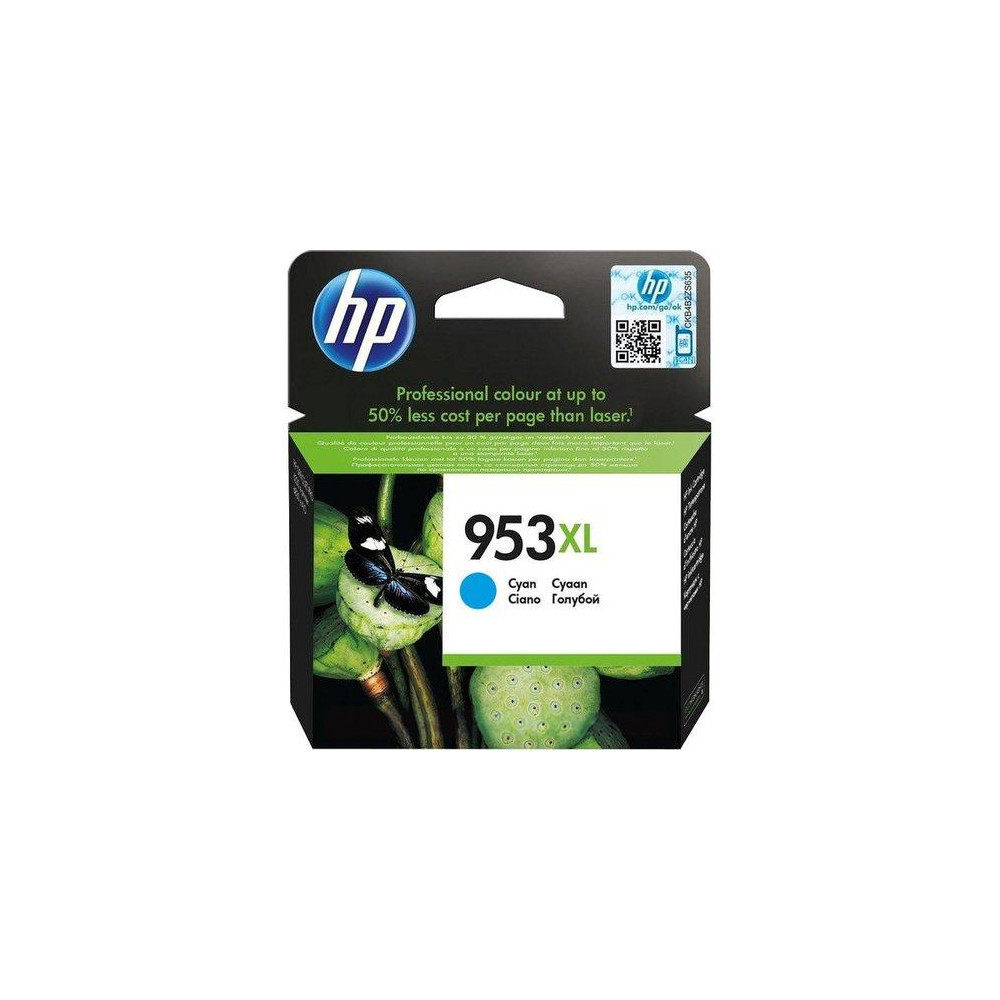 ORIGINAL HP Cartuccia d'inchiostro ciano F6U16AE 953 XL ~1450 Seiten