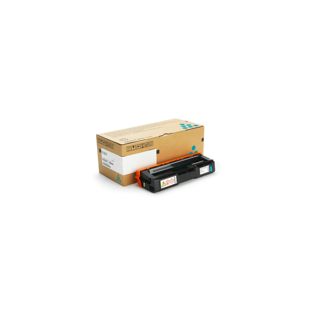 ORIGINAL Ricoh toner ciano 407717 SP C252HEC ~6000 Seiten