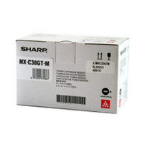 ORIGINAL Sharp toner magenta MX-C30GTM ~6000 Seiten