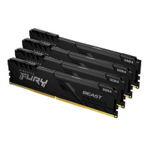 Kingston Technology FURY Beast 128GB 3200MT/s DDR4 CL16 DIMM (Kit da 4) Black