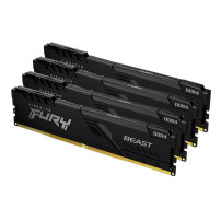 Kingston Technology FURY Beast 128GB 3200MT/s DDR4 CL16 DIMM (Kit da 4) Black