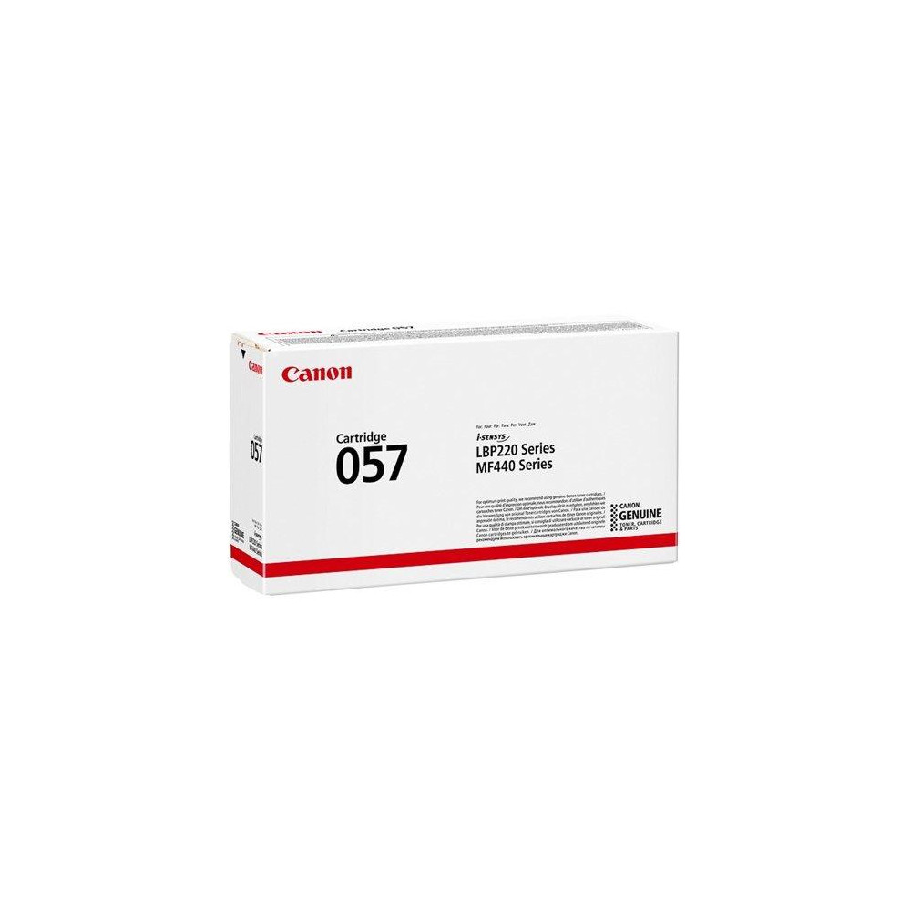 TONER CANON 057 BK Nero 3100PP x MF443dw MF445dw MF446X MF449X LBP223dw LBP226dw LBP228X MF453dw MF455dw LBP233dw LBP236dw