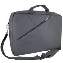 BORSA x NB ATLANTIS P004-L77-A3-16 da 15.6" Modello Sierra, Cinghia a tracolla, Grigia