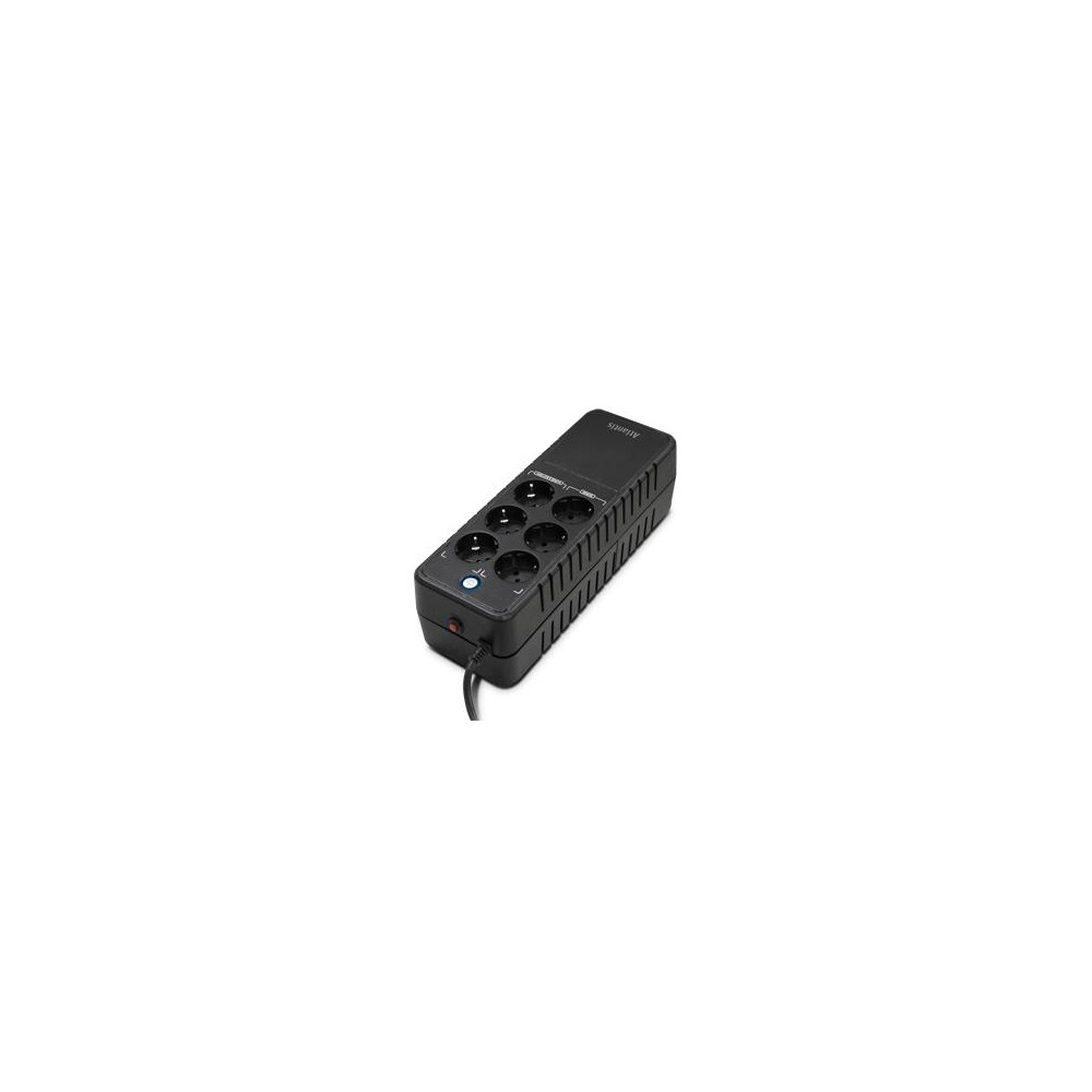 UPS ATLANTIS A03-PS1000 Workstation 1000VA (500W)Tecn Stepwave Off Line V.Out 200-243Vac 6P Schuko di cui 3 in backup e 3 in pro
