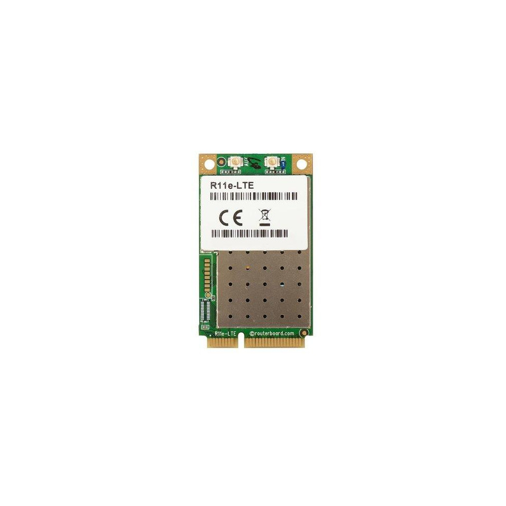 MIKROTIK 2G/3G/4G/LTE miniPCi-e card with 2 x u.FL connectors for bands 1/2/3/5/7/8/20/38/40