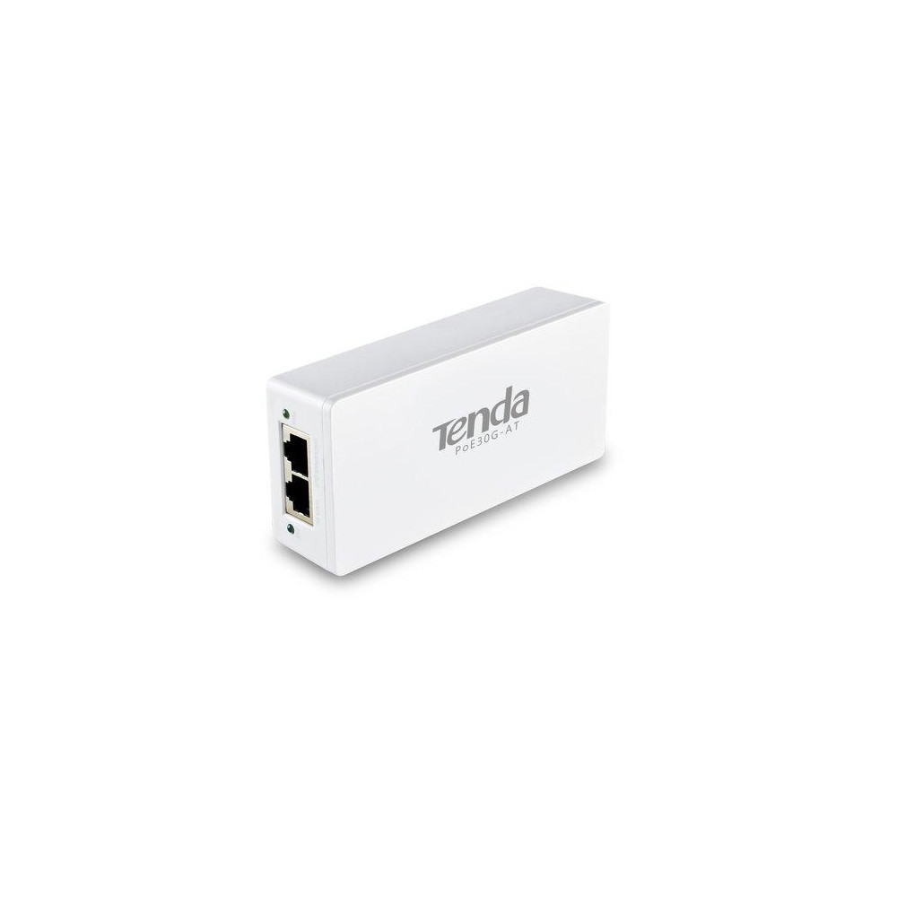 ADATTATORE POE INJECTOR TENDA POE30G-AT IEEE 802.3AT 2P GIGA RJ45 - 100M POE EXTENSION- ALIM.30W