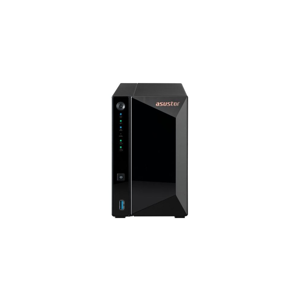 ASUSTOR NAS TOWER 2 bay, Realtek RTD1619B, Quad-Core, 1.7GHz, 2GB RAM, 2.5GbE x1, USB3.2 Gen1 x3, WOW (Wake on WAN) AS3302T v2