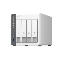 QNAP TS-433 NAS Tower ARM Cortex-A55 4 GB 0 TB QNAP QTS Bianco