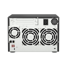 QNAP TS-673A NAS Tower Ryzen Embedded V1500B 8 GB DDR4 0 TB QNAP Turbo System Nero