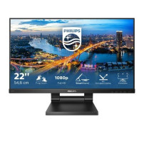 MONITOR PHILIPS TOUCH LED 21.5" Wide 222B1TC/00 IPS 1920x1080 4ms 250cd/mq 1000:1(50000.000:1)2x2 MM REG.H PIVOT VGA HDMI DP USB