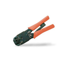 PINZA UNIVERSALE LINK PER CRIMPARE CONNETTORI 4,6,8 POLI RJ11 RJ12 RJ45 LKCRIMP