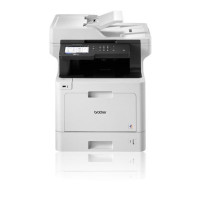 MULTIFUNZIONE BROTHER LASER COLORI MFC-L8900CDW A4 31PPM 512MB 250FF FAX DADF Single Pass DUPLEX LAN USB2.0 WiFi LCD 12.6cm