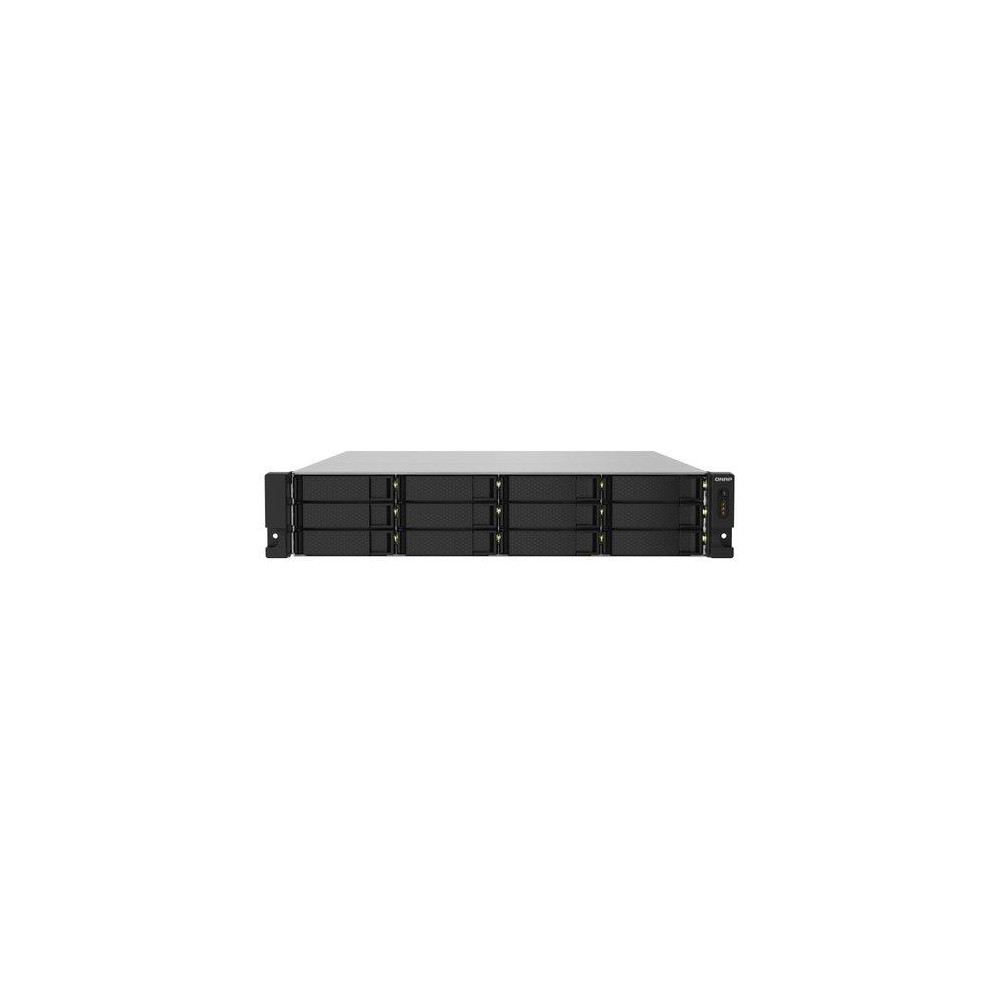 NAS RACK 2U QNAP TS-1232PXU-RP-4G 12HD 3,5"/2,5"SATA6 6GB/S NOHD 2P 10GBE SFP+ 2P 2.5GBE 4GB RAM DDR4 AL324 4CORE 2X250W