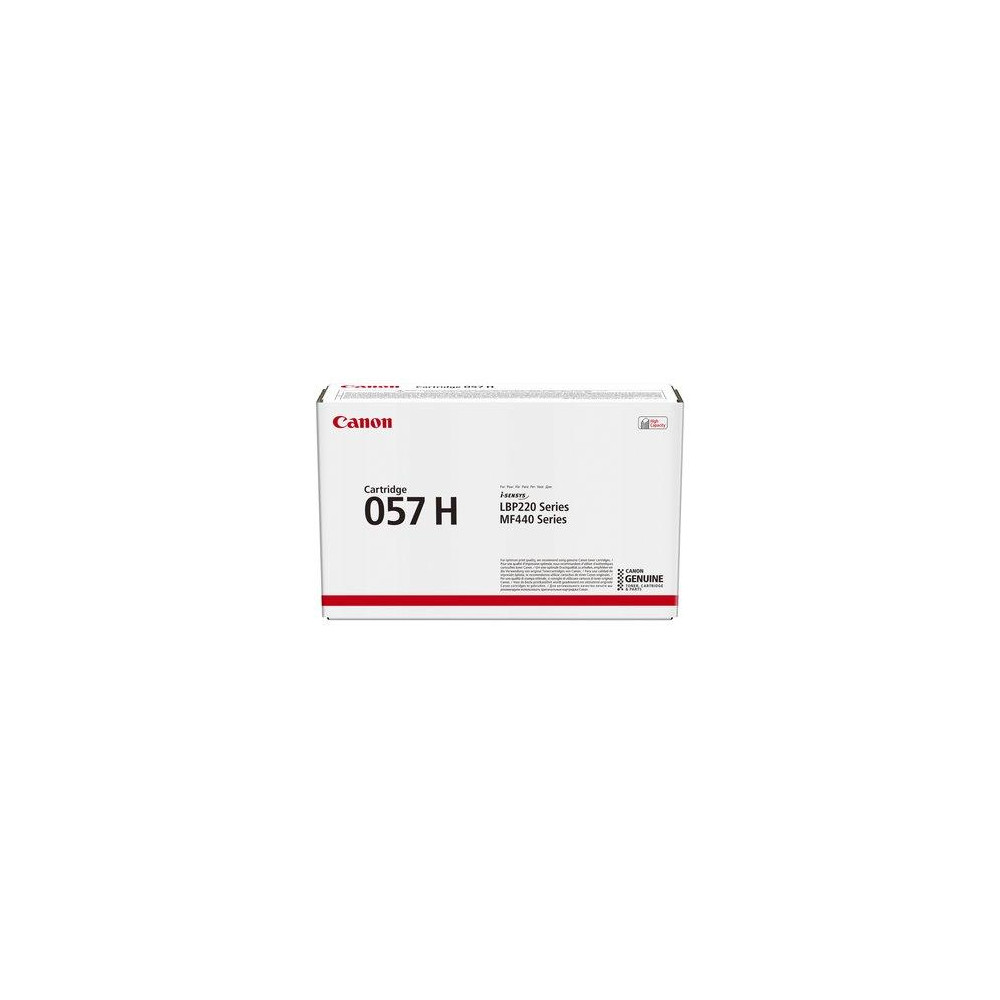 TONER CANON 057H BK Nero 10000PP x MF443dw MF445dw MF446X MF449X LBP223dw LBP226dw LBP228X MF453dw MF455dw LBP233dw LBP236dw