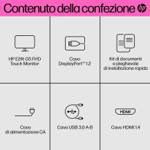 HP Monitor touch E24t G5 FHD