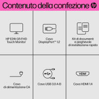 HP Monitor touch E24t G5 FHD