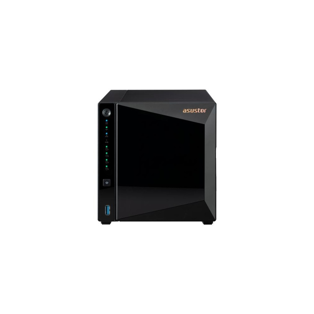 ASUSTOR NAS TOWER 4 bay, Realtek RTD1619B, Quad-Core, 1.7GHz, 2GB RAM, 2.5GbE x1, USB3.2 Gen1 x3, WOW (Wake on WAN)  AS3304T v2