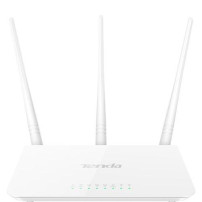 ROUTER TENDA F3 WIRELESS-N BROADBAND 300M 2T2R 3P LAN 10/100M, 3 ANTENNE FISSE 5dBi 2.4GHz
