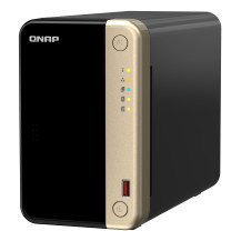 QNAP TS-264 NAS Tower Intel® Celeron® N5095 8 GB 0 TB QNAP QTS Nero, Oro