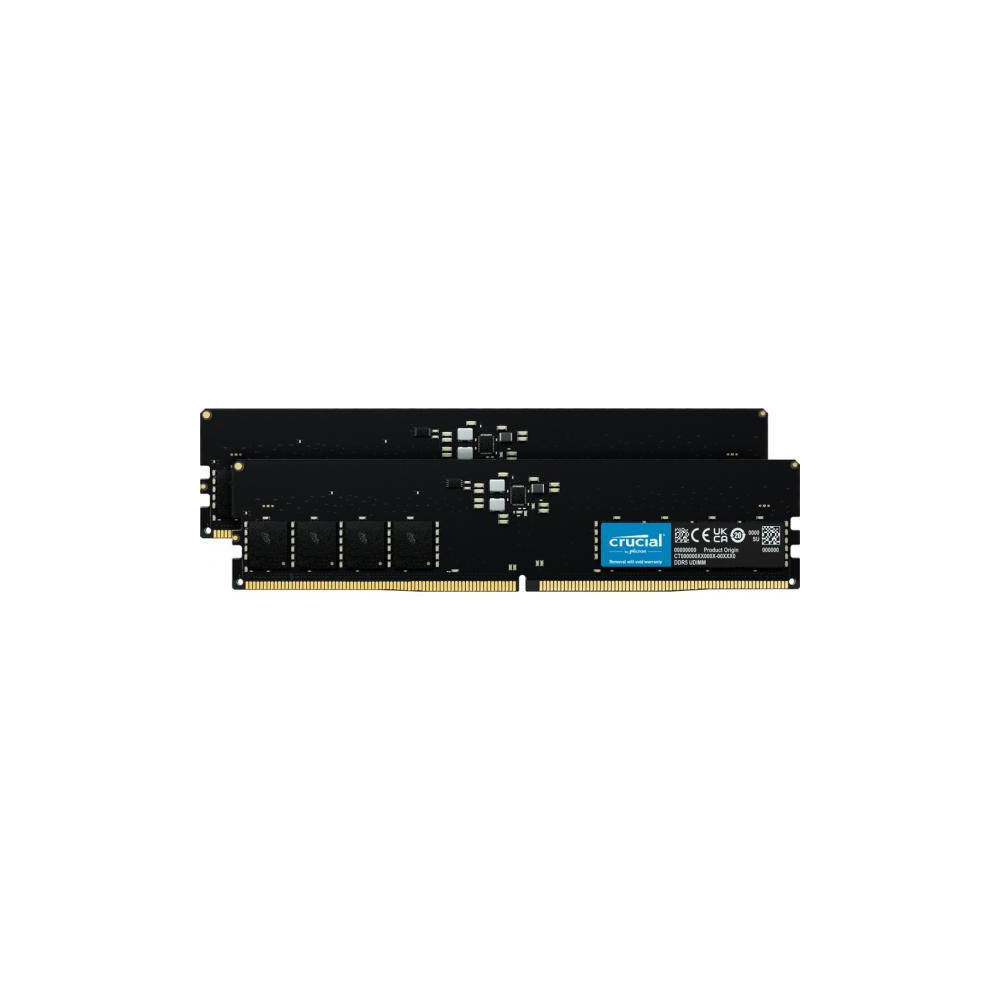 DDR5 32GB KIT 2x16GB PC 5600 Crucial CT2K16G56C46U5