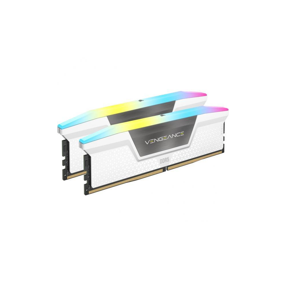 DDR5 32GB KIT 2x16GB PC 6000 Corsair Vengeance RGB CMH32GX5M2E6000C36W  weiß
