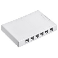 QuickPort 12-Port Surface Mount Box WH