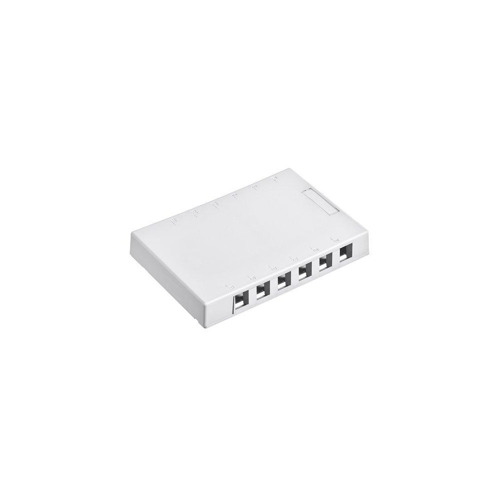 QuickPort 12-Port Surface Mount Box WH