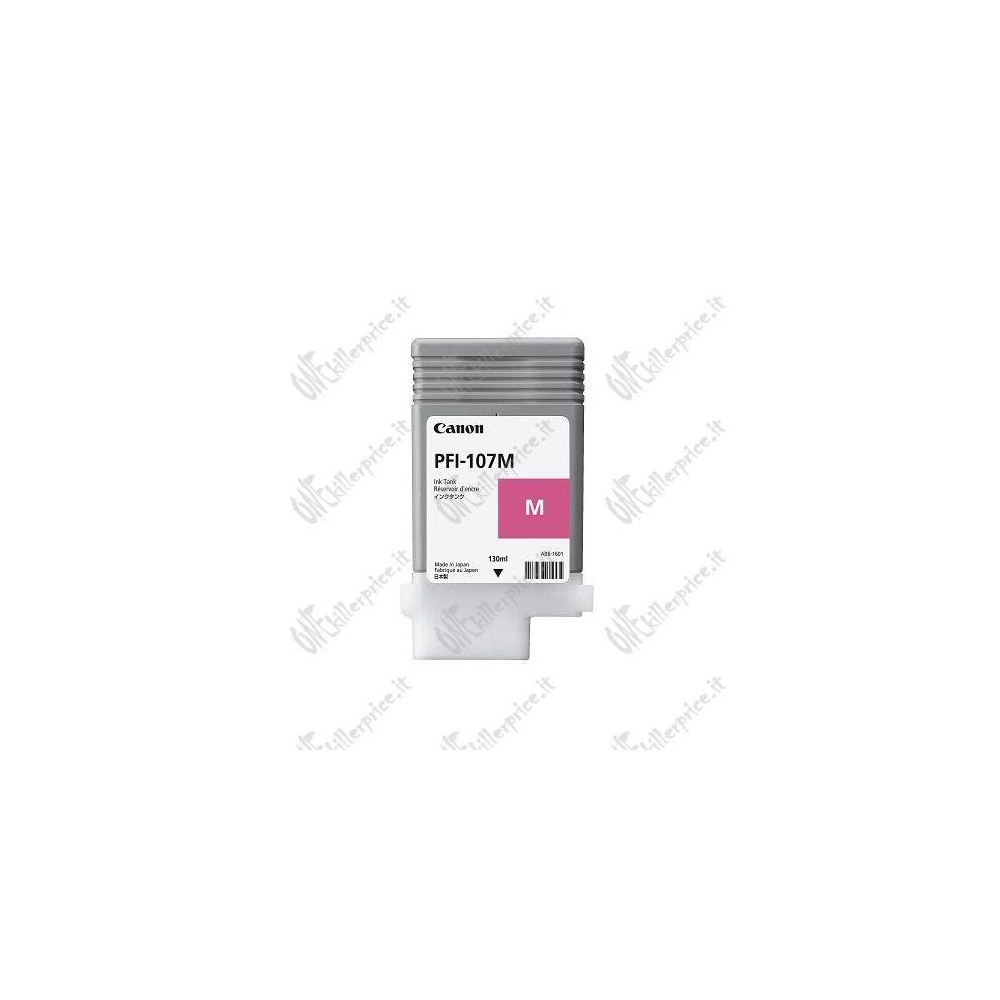 ORIGINAL Canon Cartuccia d'inchiostro magenta PFI-107m 6707B001 130ml