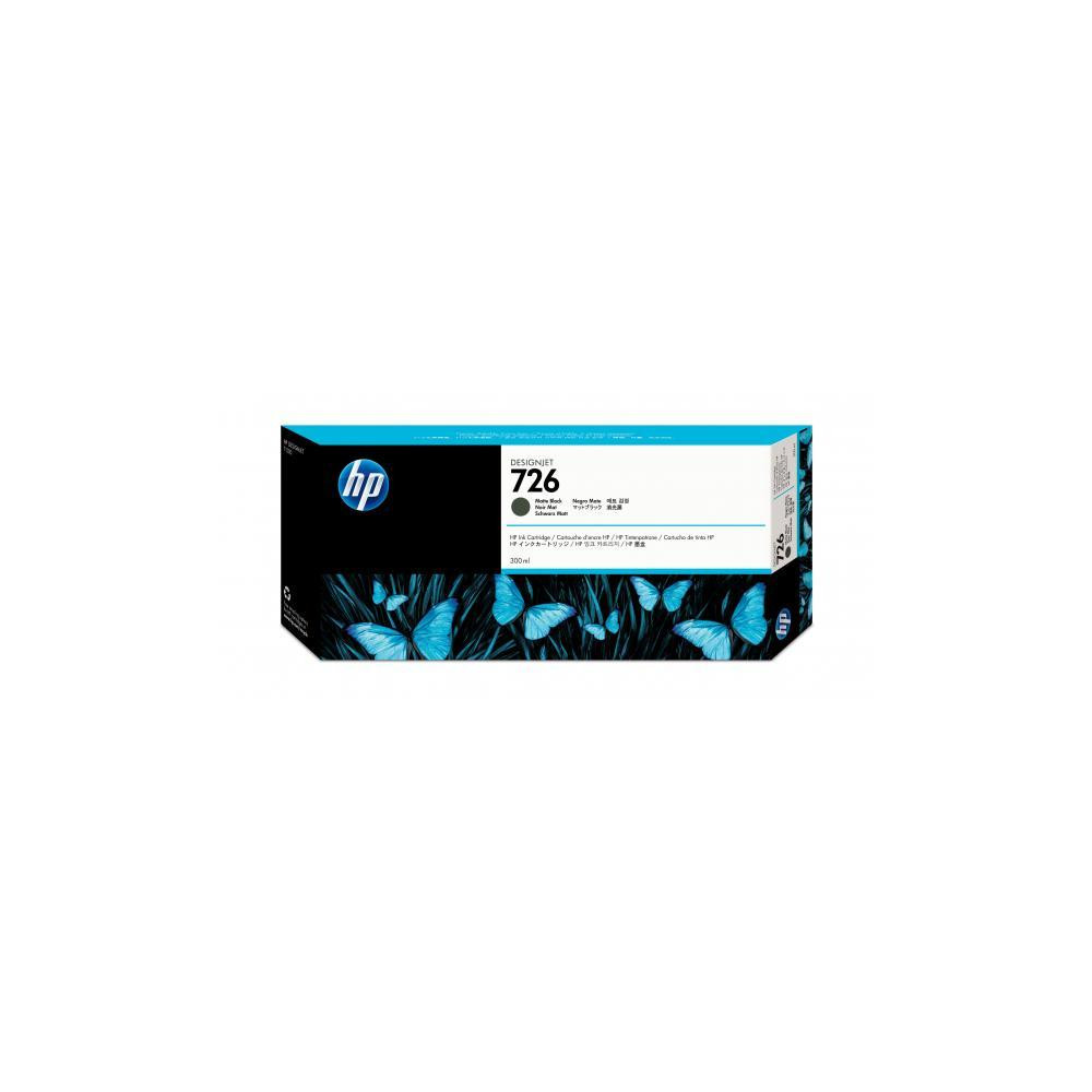 ORIGINAL HP Cartuccia d'inchiostro Nero (opaco) CH575A 726 300ml