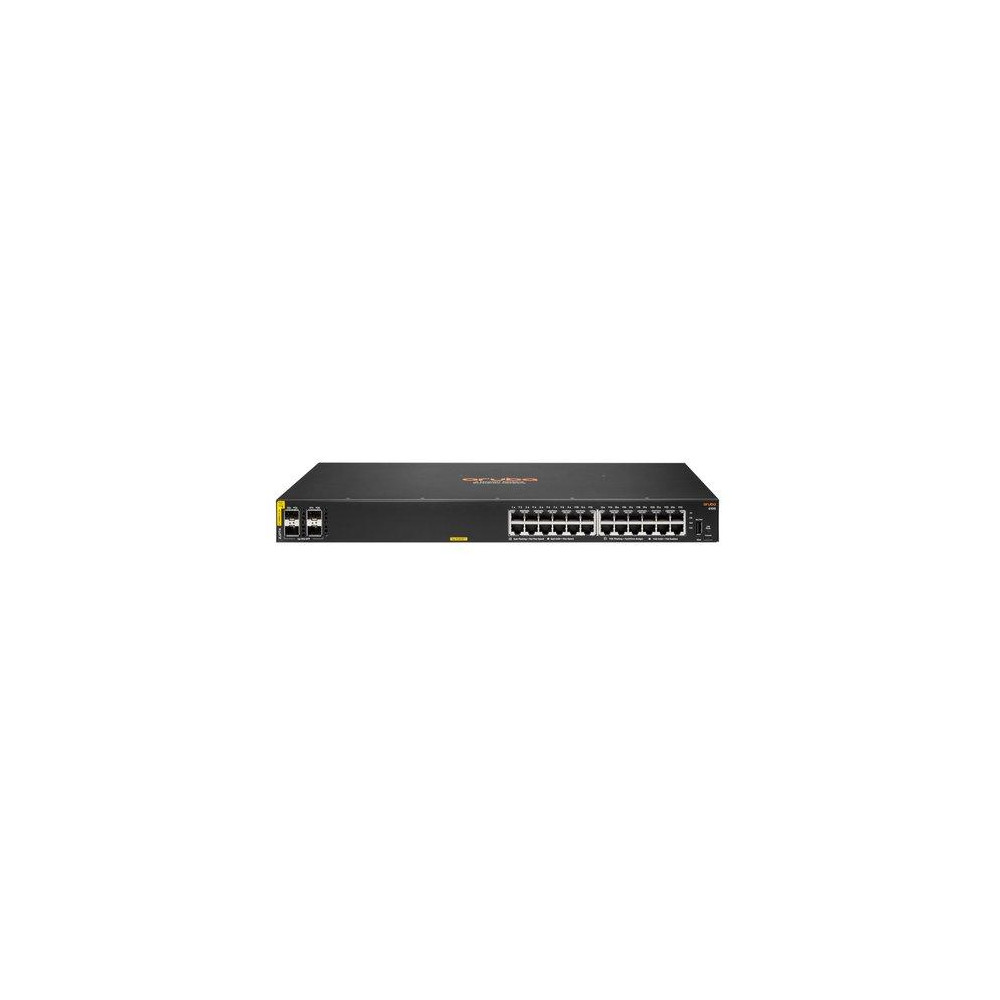 SWITCH HPE JL677A ARUBA 6100 24 PORTE 10/100/1000 POE+ (370W) + 4X 1GB/10GB SFP+ GAR A VITA