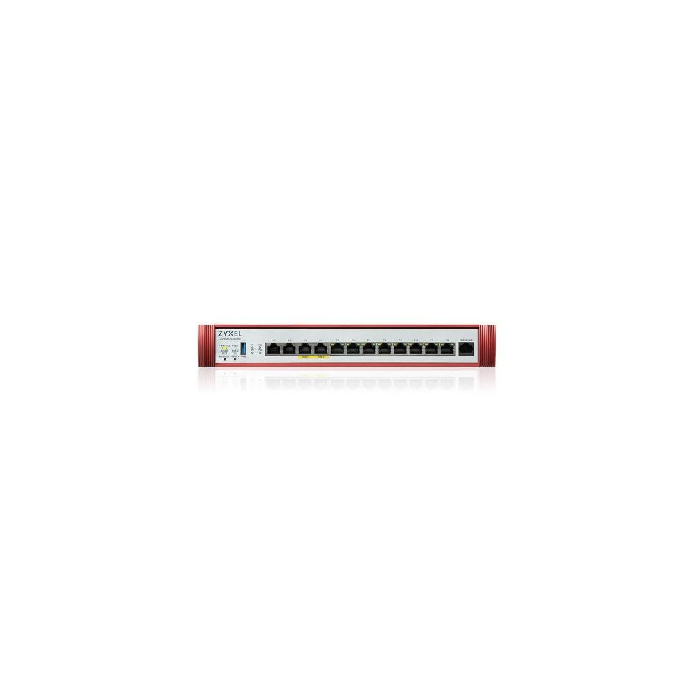 FIREWALL ZYXEL USGFlex Security Gateway 500H VPN:300 IPSec/L2TP, 150 SSL WAN, 8xLAN + 2x2.5 + 2x2.5 POE 30W, fino a 300 utenti