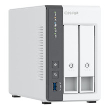 QNAP TS-216G server NAS e di archiviazione Tower Cortex-A Cortex-A55 4 GB HDD Bianco