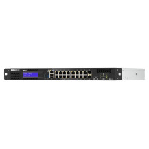 QNAP QGD-1600 Gestito Gigabit Ethernet (10/100/1000) 1U Nero, Grigio