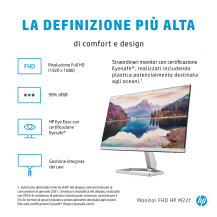 HP Monitor FHD M22f
