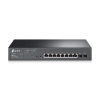 SWITCH TP-LINK SG2210MP 10P LAN GIGABIT:8P PoE+ + 2p SFP 802.3at/af, 150 W PoE Power comp con OMADA SDN Controller