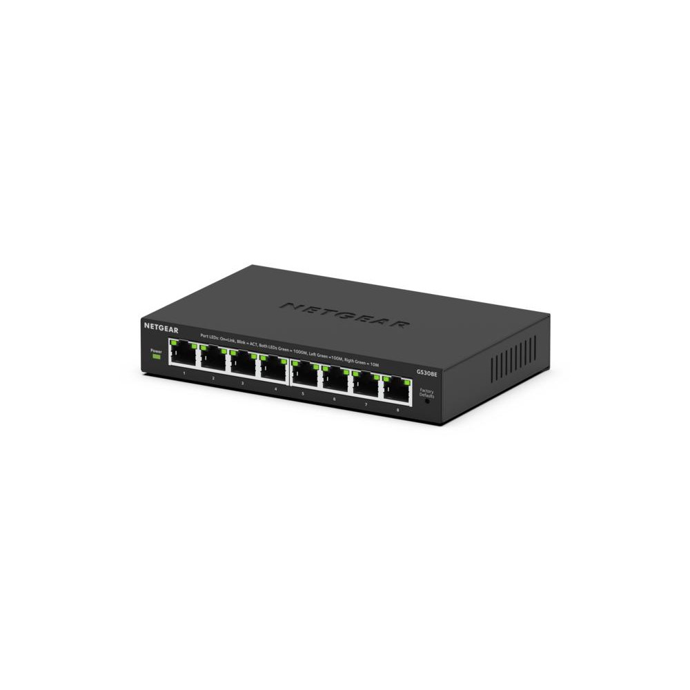 NETGEAR Switch 8-port 10/100/1000 GS308E-400EUS