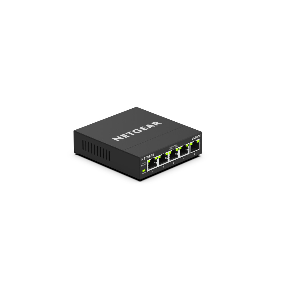 NETGEAR Switch Desktop 5-port 10/100/1000 GS305E-100PES