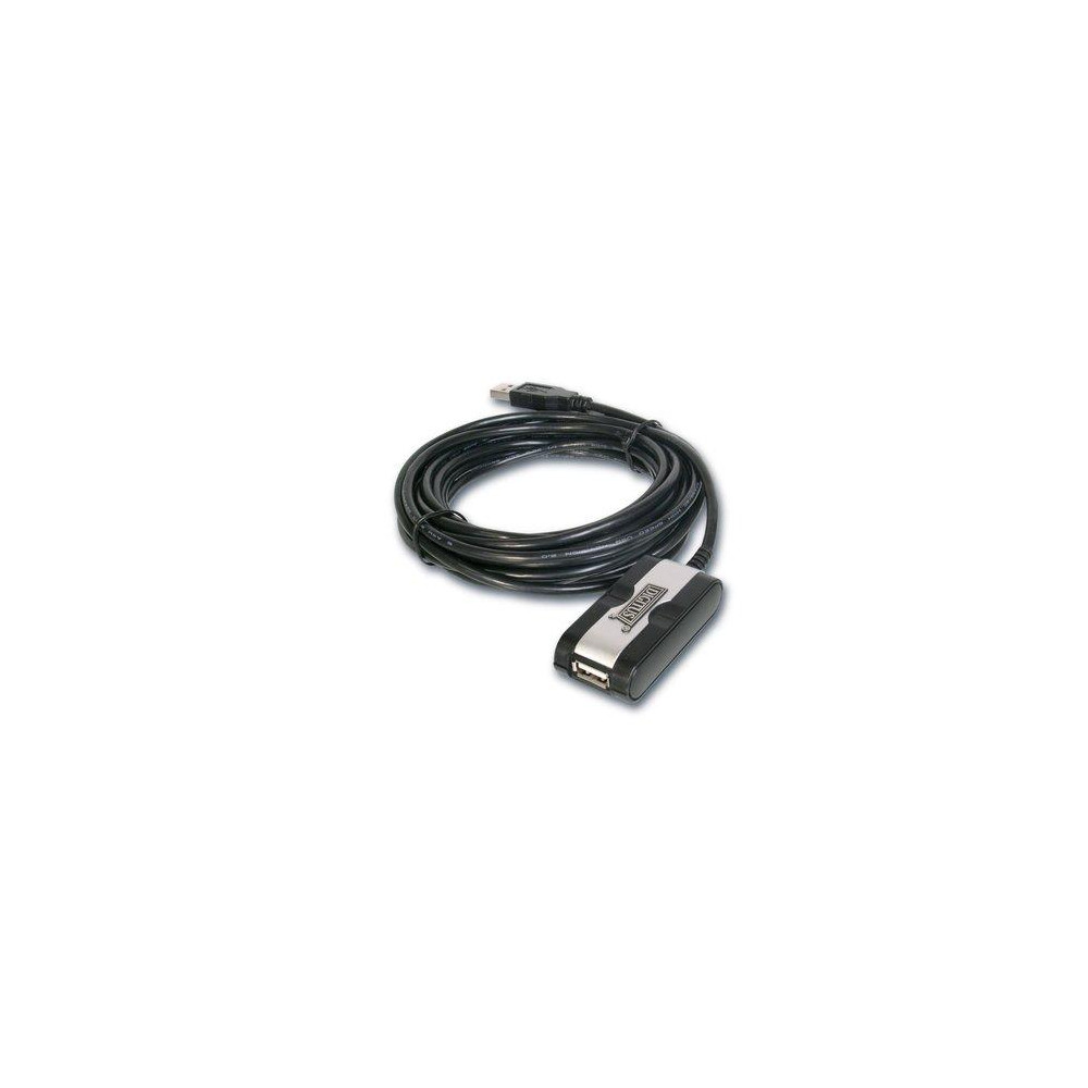 EXTENDER DIGITUS USB A TO USB A, M/F, 5MT, portata massima fino a 10mt, (PROLUNGA) NERO, DA70130