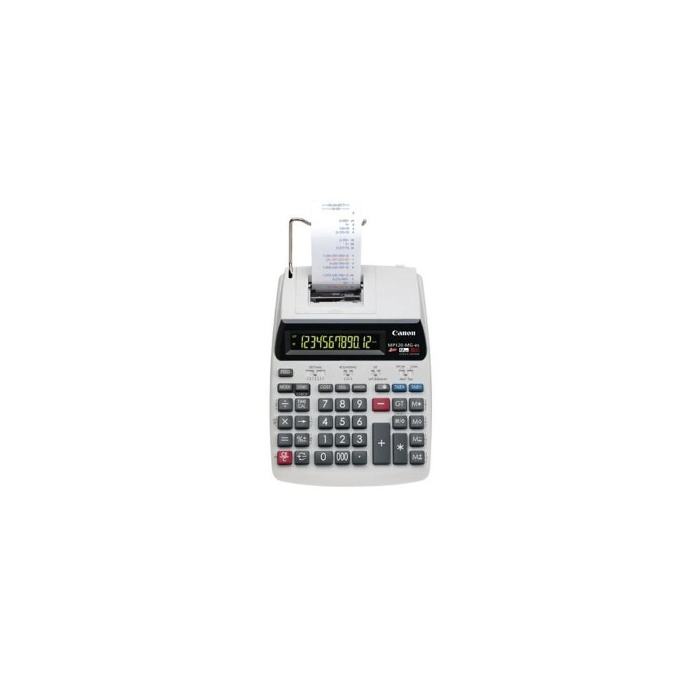 CALCOLATRICE CANON SCRIVENTE PROFESSIONALE MP120-MGES II 12 Cifre LCD, STAMPA 2 COLORI (alimentazione a presa di corrente)