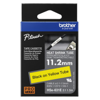 ORIGINAL Brother Nastro Nero su giallo HSe-631E