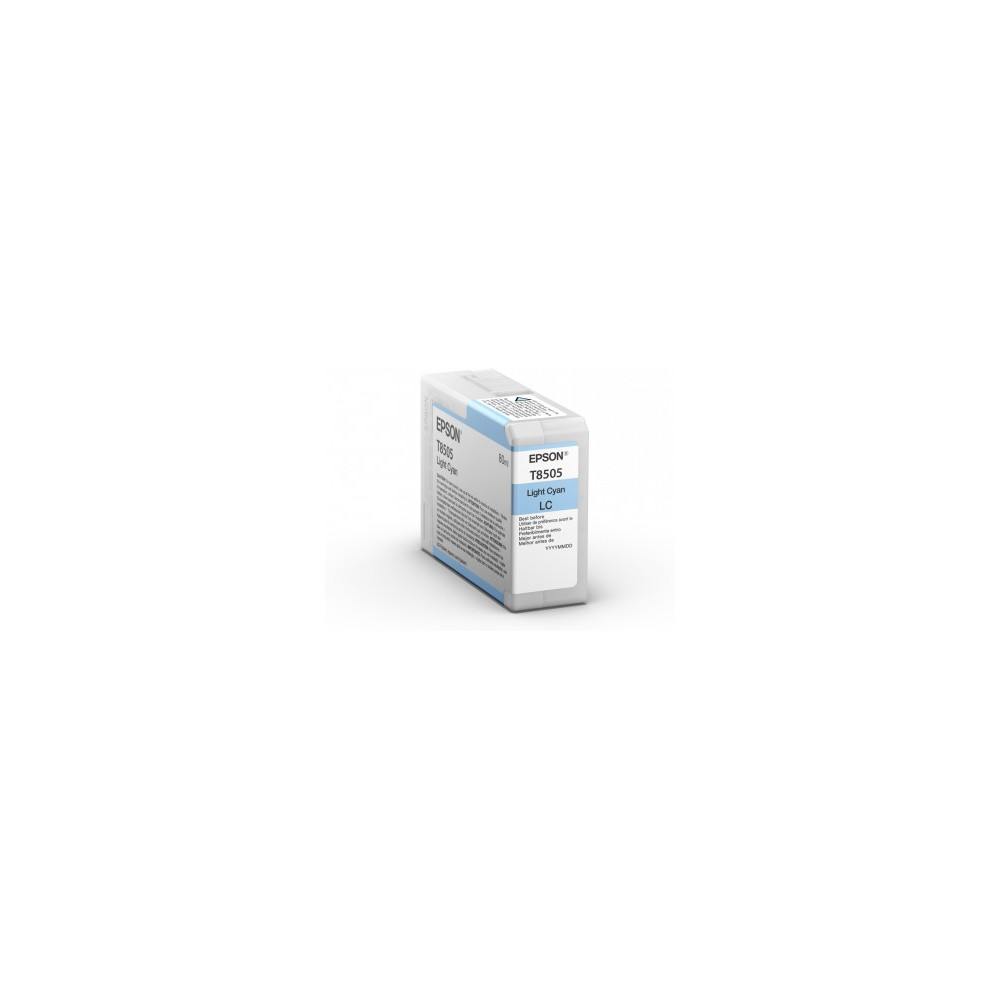 ORIGINAL Epson Cartuccia d'inchiostro ciano (chiaro) C13T850500 T8505 80ml