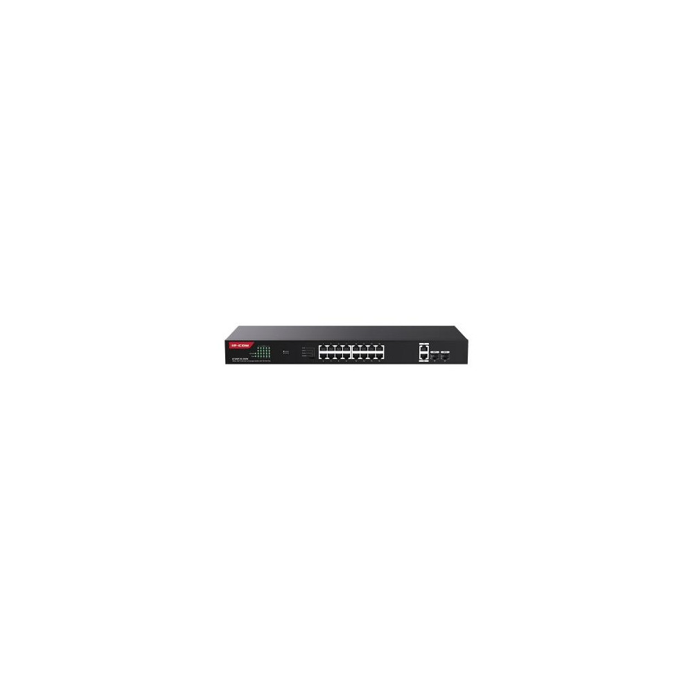 SWITCH IP-COM G1120P-16-250W 18P GIGABIT Base-T+2P Base-X SFP Ethernet Unmanaged PoE budget tot. 230W
