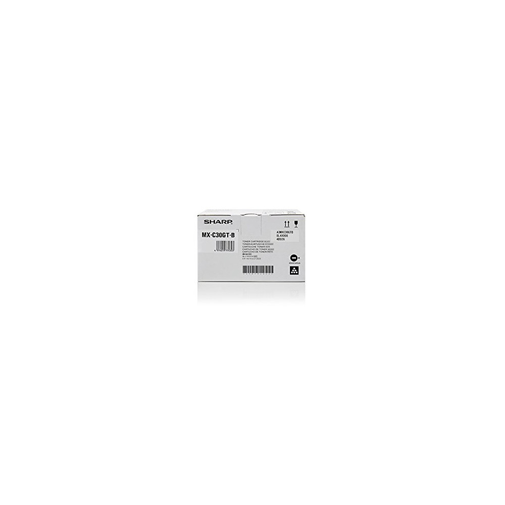 ORIGINAL Sharp toner nero MX-C30GTB ~6000 Seiten ORIGINAL Sharp toner nero MX-C30GTB ~6000 Seiten