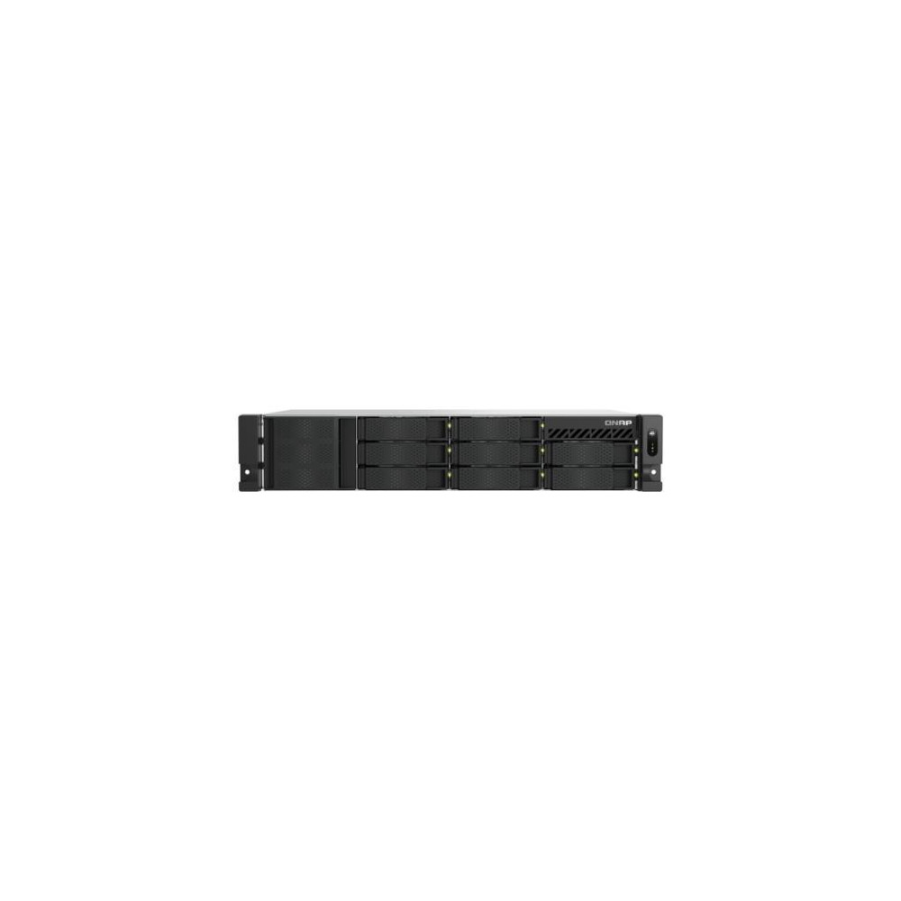NAS RACK 2U QNAP TS-855eU-RP-8G 8HD 3,5"/2,5" NOHD 2xM.2 2280 2x2.5GBE 4xUSB3.2 8GB RAM Intel Atom C5125 8C 2.8GHz 2X300W