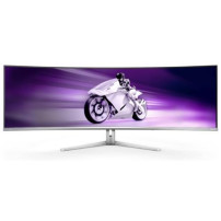 MONITOR PHILIPS 49" OLED 32:9 CURVED 49M2C8900/00 VA 5120x1440 240HZ 0.03ms 30W MM Reg.H 2HDMI DP RJ45 USB-C docking Silver
