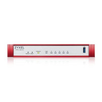 FIREWALL ZYXEL USGFLEX SECURITY GATEWAY 50H WAN/LAN 5xGbE VPN: 20 IPSEC, 15 SSL Include 1Y Security Pack, cons x 10 utent