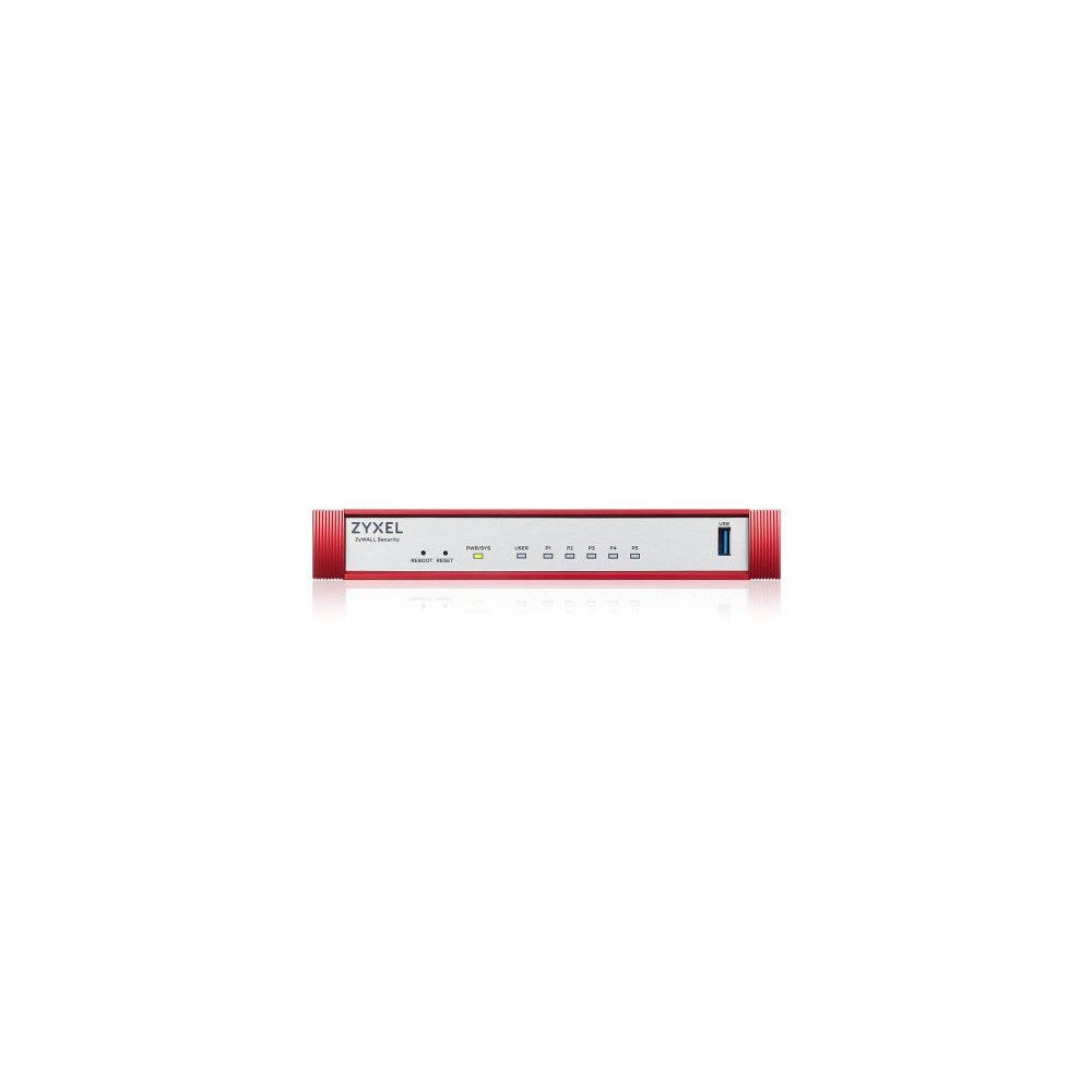 FIREWALL ZYXEL USGFLEX SECURITY GATEWAY 50H WAN/LAN 5xGbE VPN: 20 IPSEC, 15 SSL Include 1Y Security Pack, cons x 10 utent