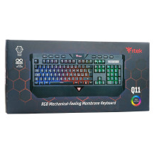 itek Q11 tastiera Gaming USB Italiano Nero