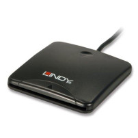 LETTORE LINDY SMART CARD ESTERNO USB 2.0 per  e-banking, e-payment, firma elettronica, autenticazione di sicurezza, e-government